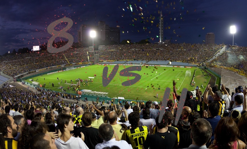 De los Ocho contra los&nbsp;Once